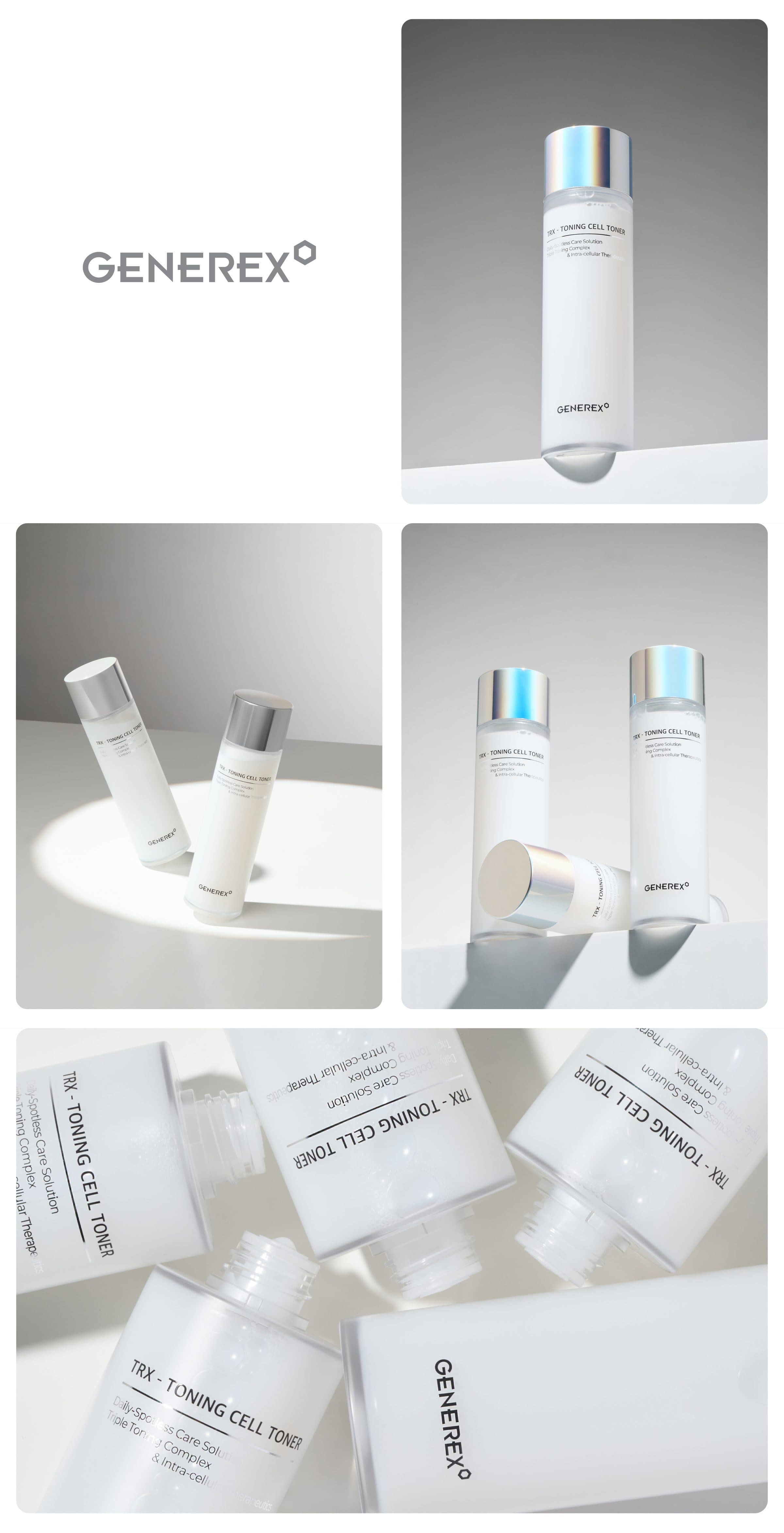 제너렉스 GENEREX TRX 셀토너 Packaging Photography Detail page 작업물