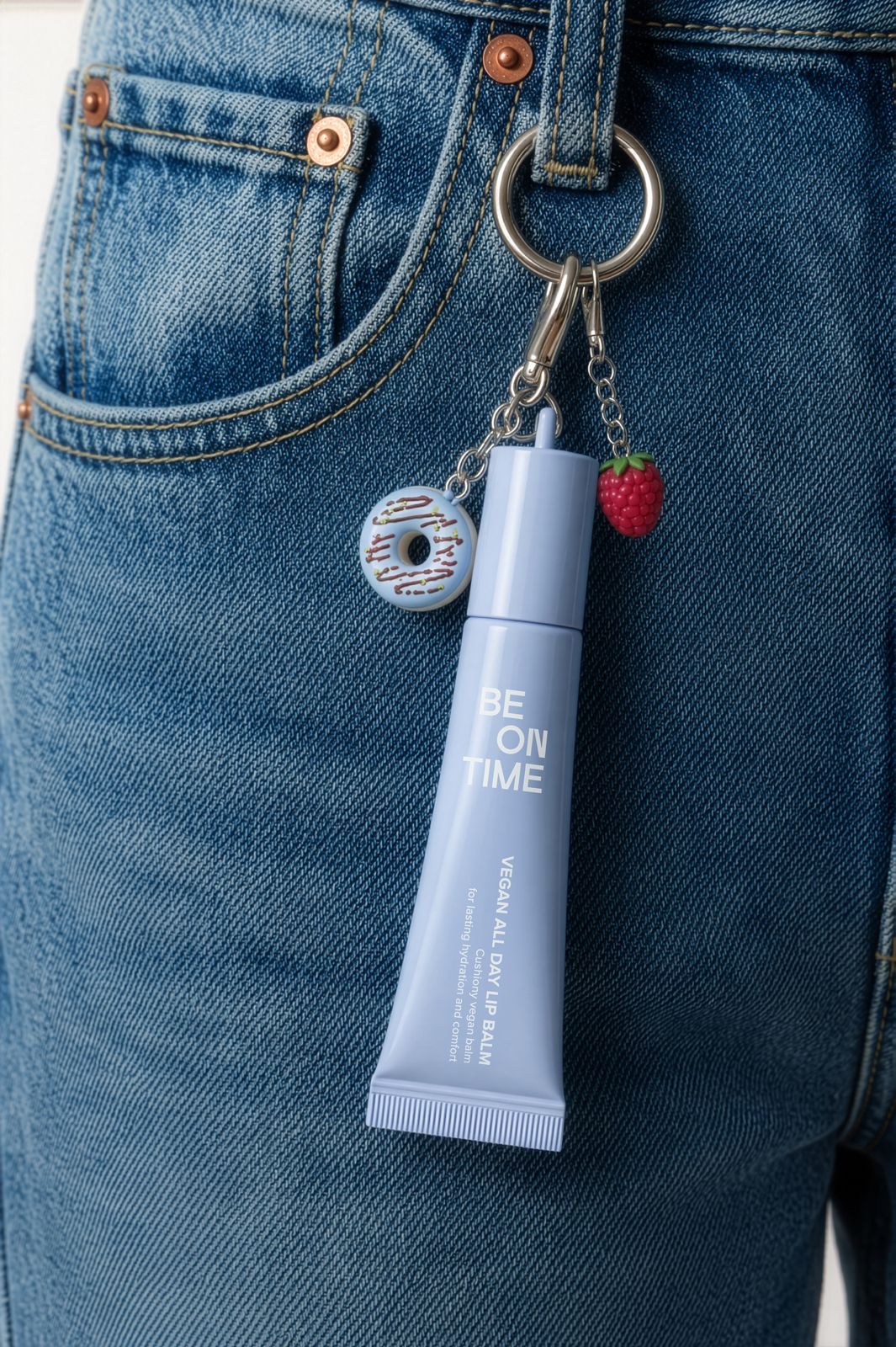 BEONTIME · 비건 올데이 립밤 AI 연출컷