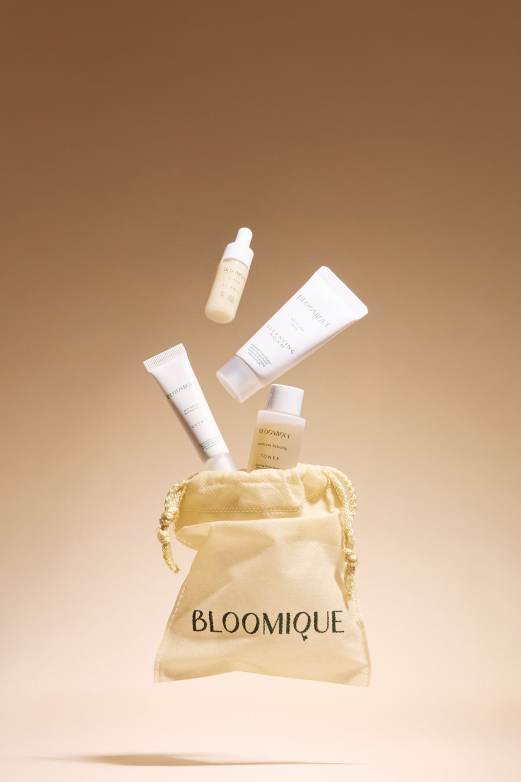 BLOOMIQUE · 블루미크 트래블키트 제품 촬영 컷