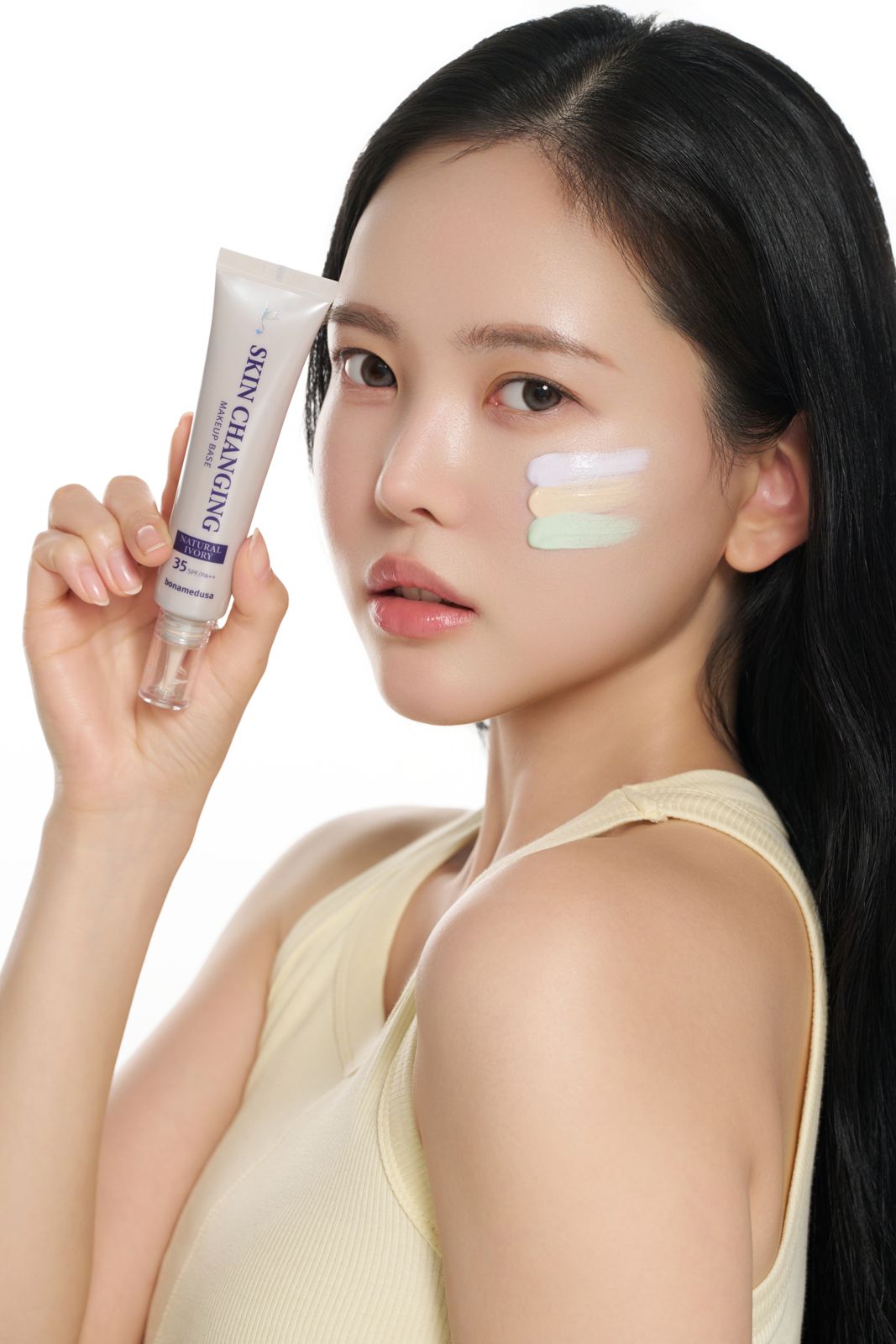 BONAMEDUSA · 스킨 체인징 메이크업 베이스 제품 촬영 컷