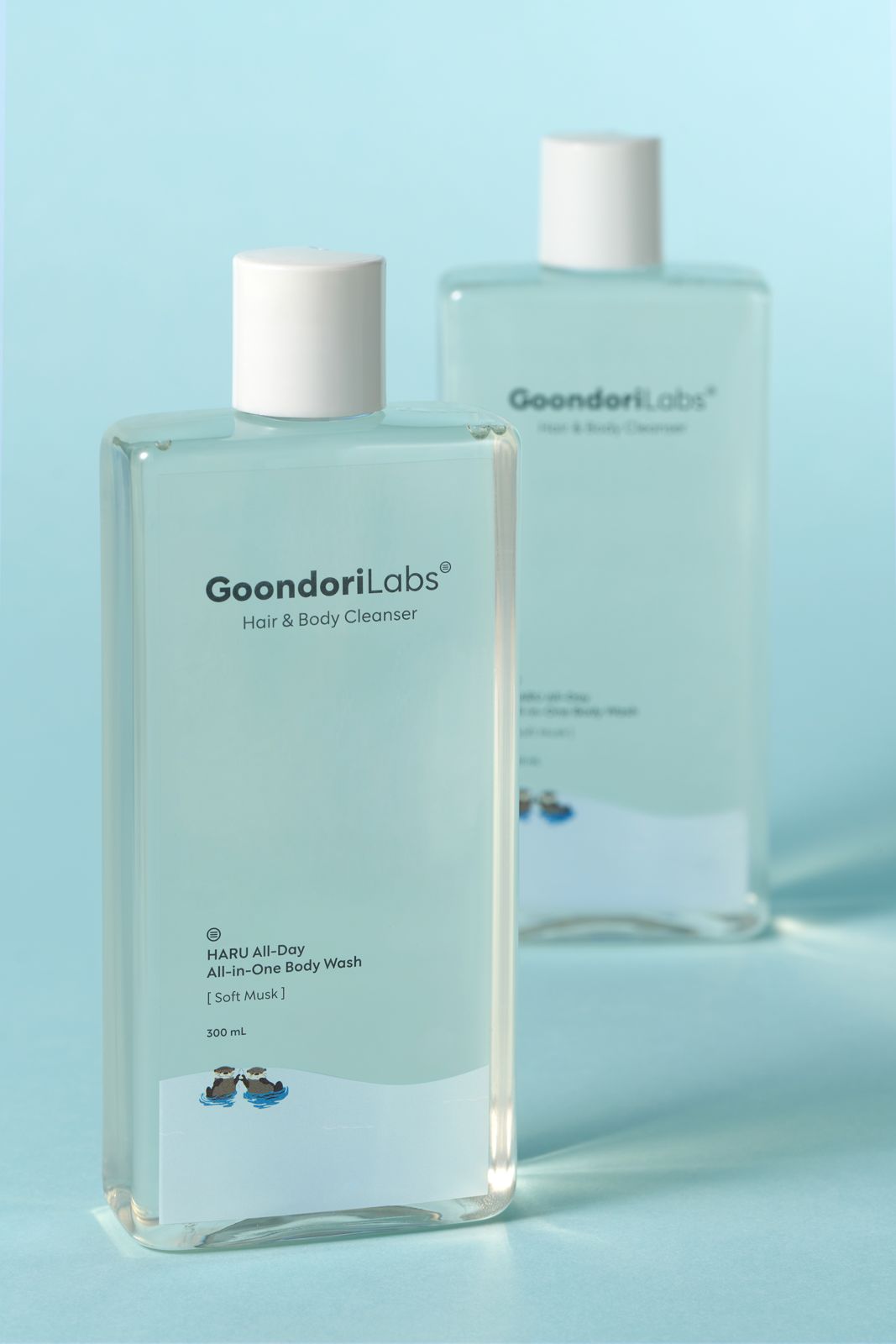 Goondori Labs · 제품촬영 — 바디워시 2개