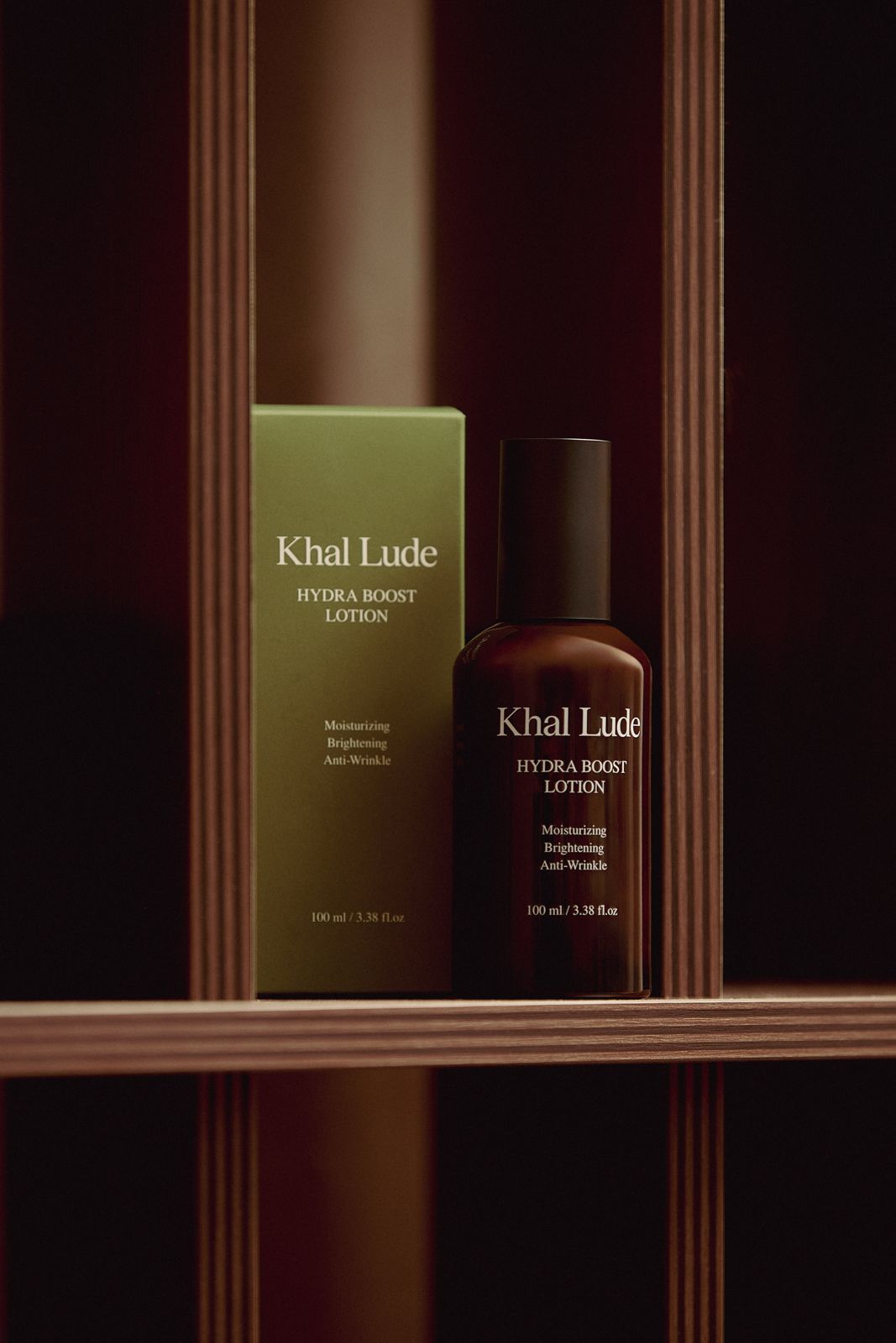 KHALLUDE · 하이드라 부스트 로션 제품 촬영 컷
