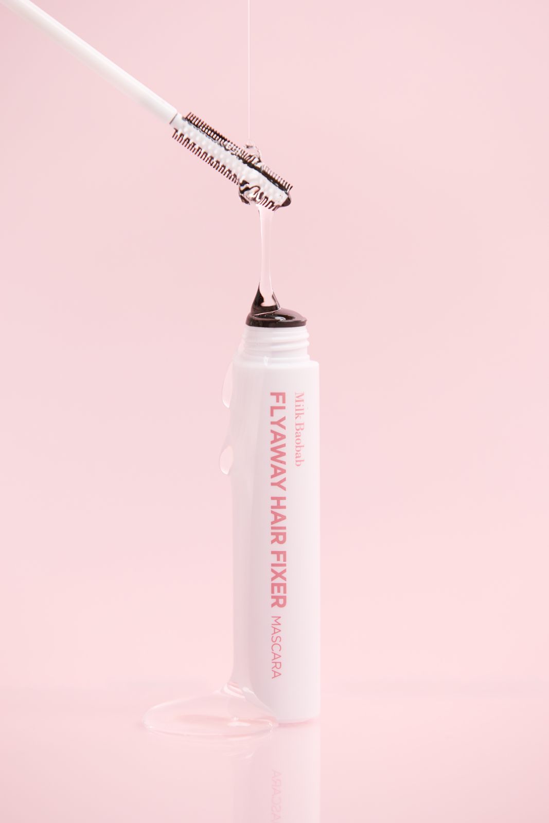 MILKBAOBAB · 잔머리 헤어 픽서 마스카라 제품 촬영 컷