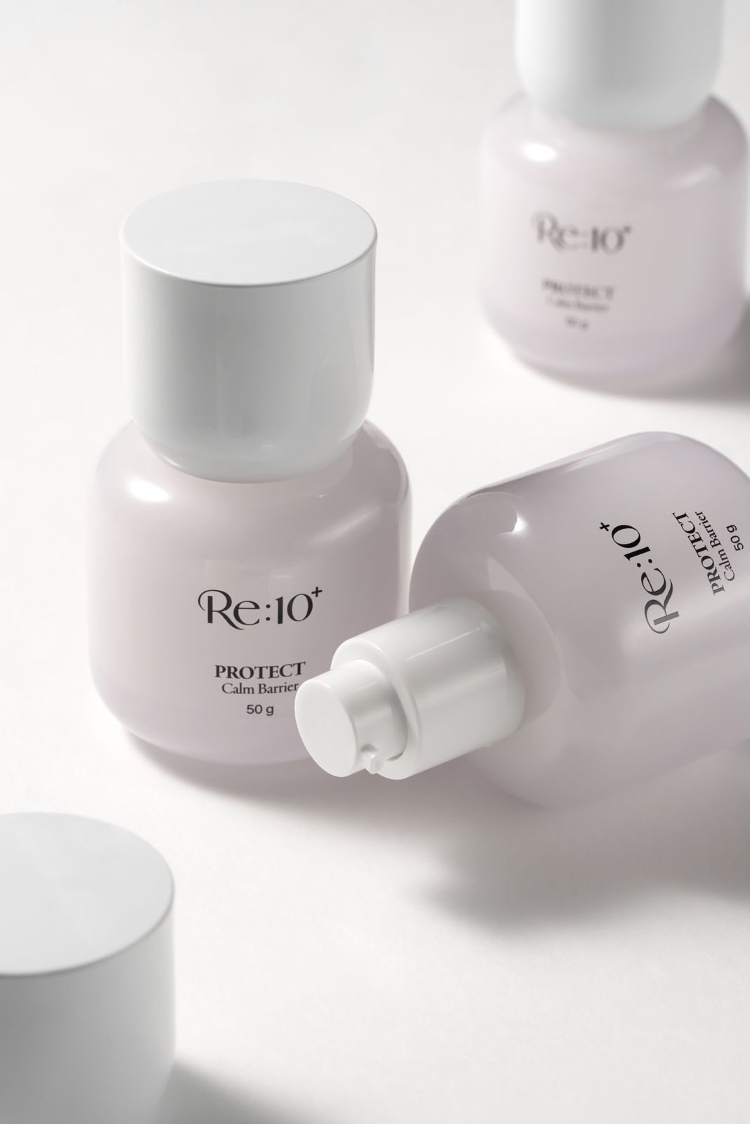 RETENPLUS · 제품촬영 — PROTECT 병 클로즈업 그룹컷