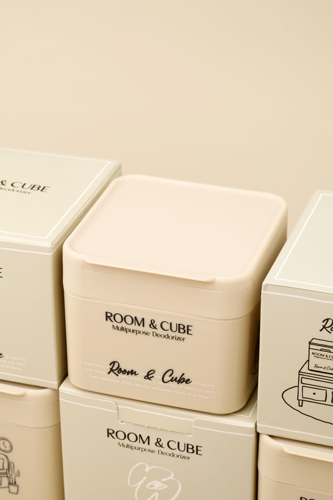 ROOM&CUBE · 멀티퍼포즈 디오도라이저 제품 촬영 컷