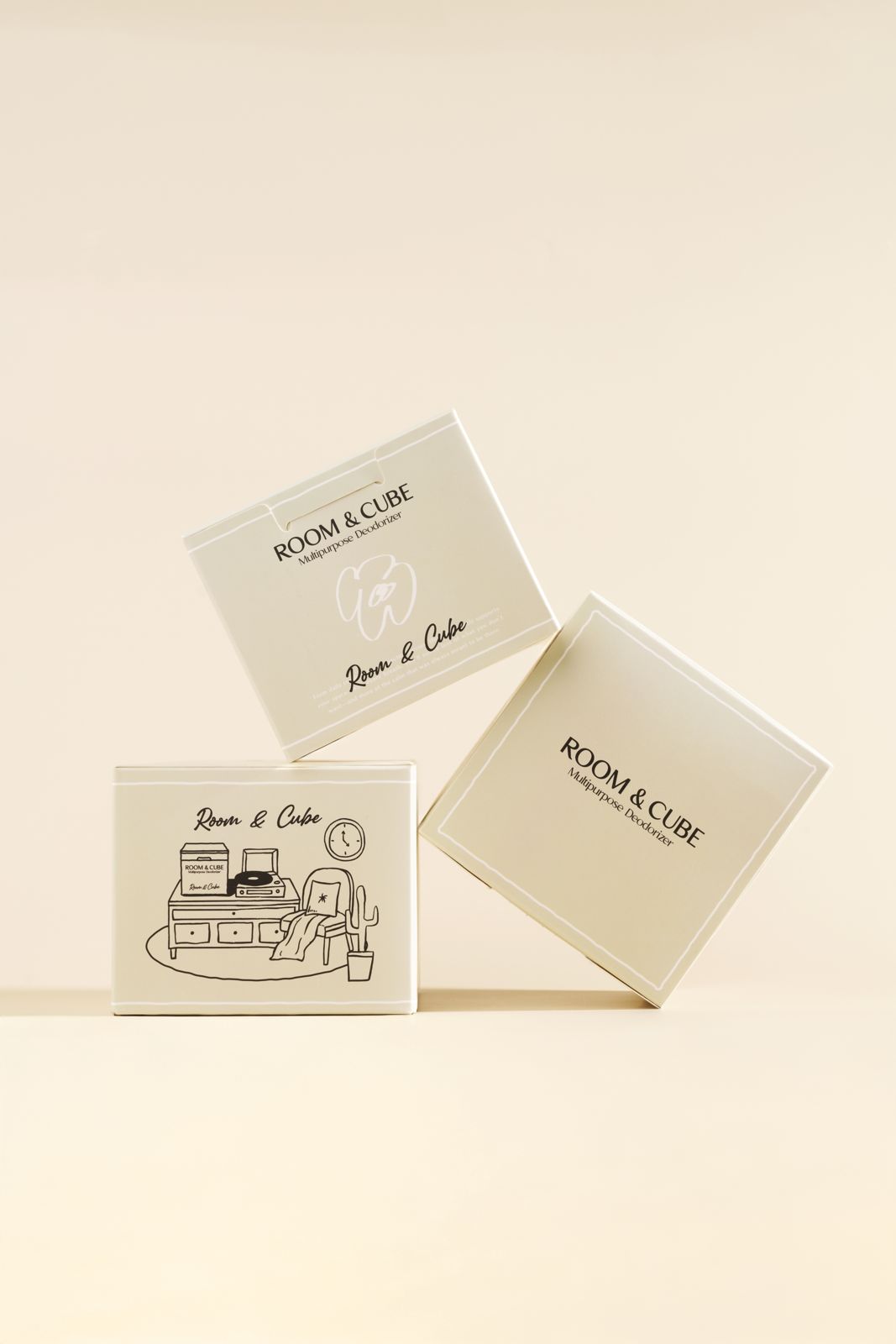 ROOM&CUBE · 멀티퍼포즈 디오도라이저 제품 촬영 컷