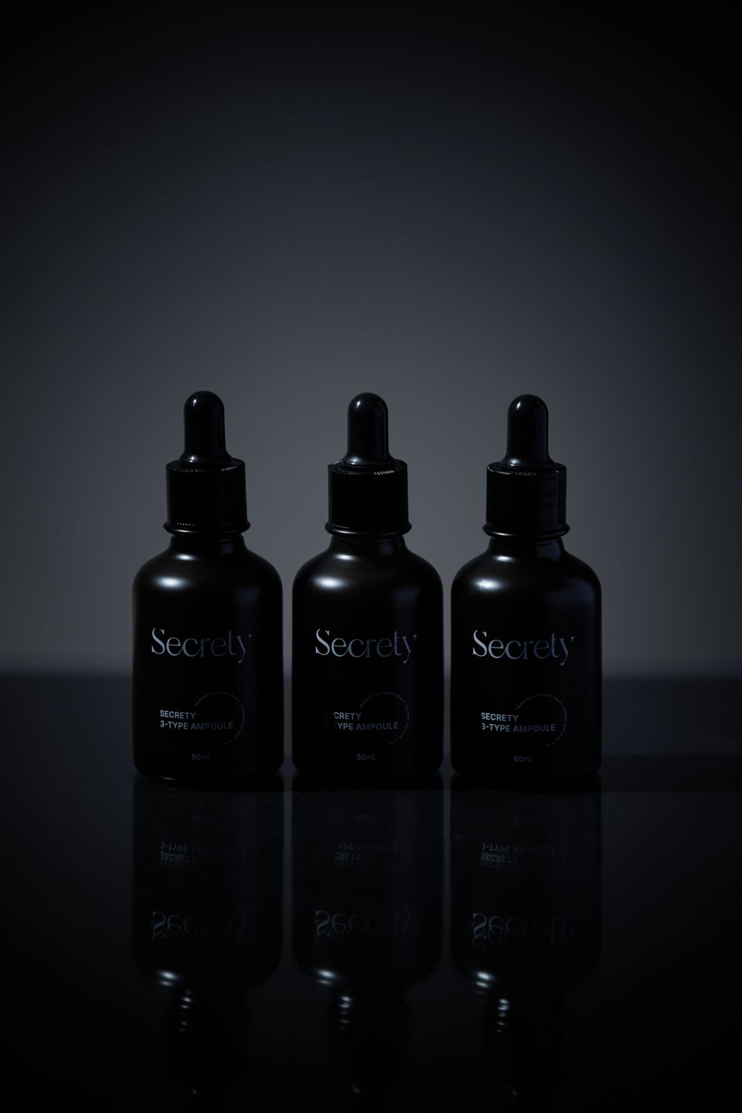 SECRETY · 씨크리티 앰플 제품 촬영 컷