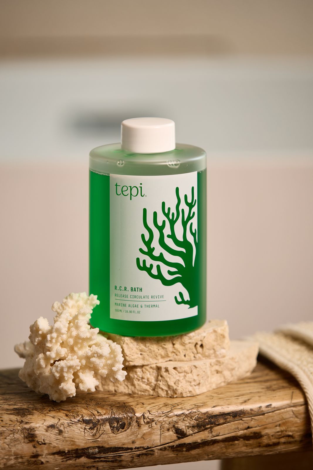 TEPI · 알씨알 바쓰 제품 촬영 컷