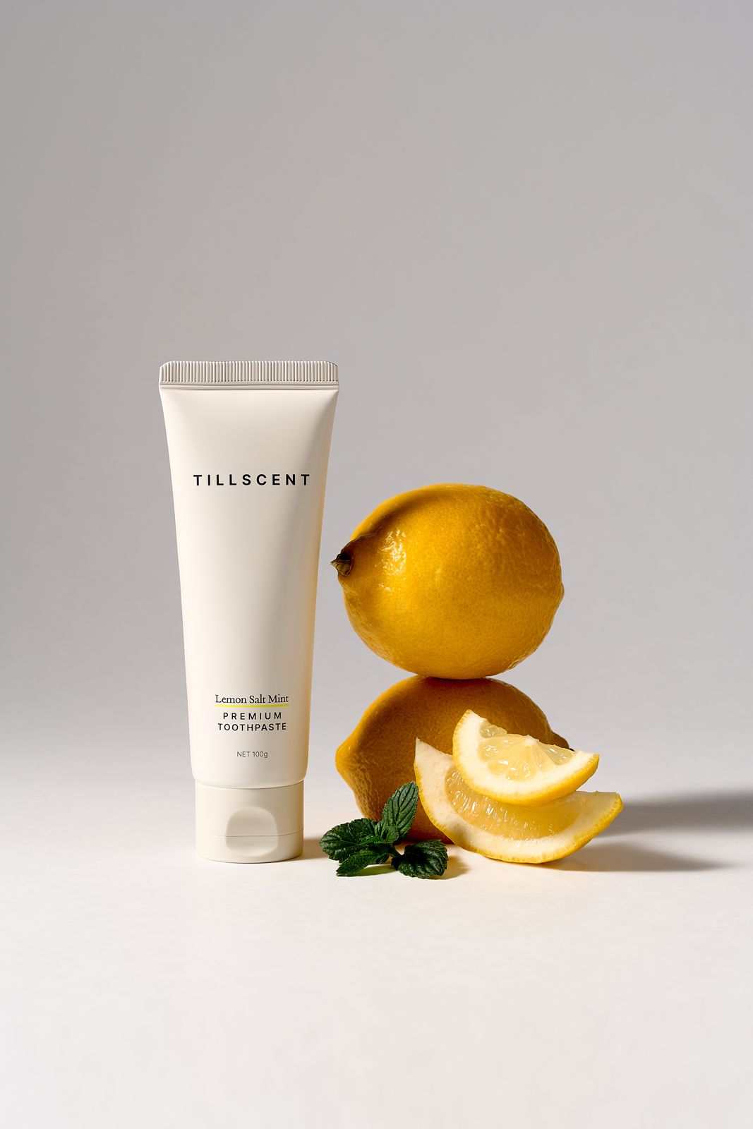 TILLSCENT · 틸센트 치약 제품 촬영 컷