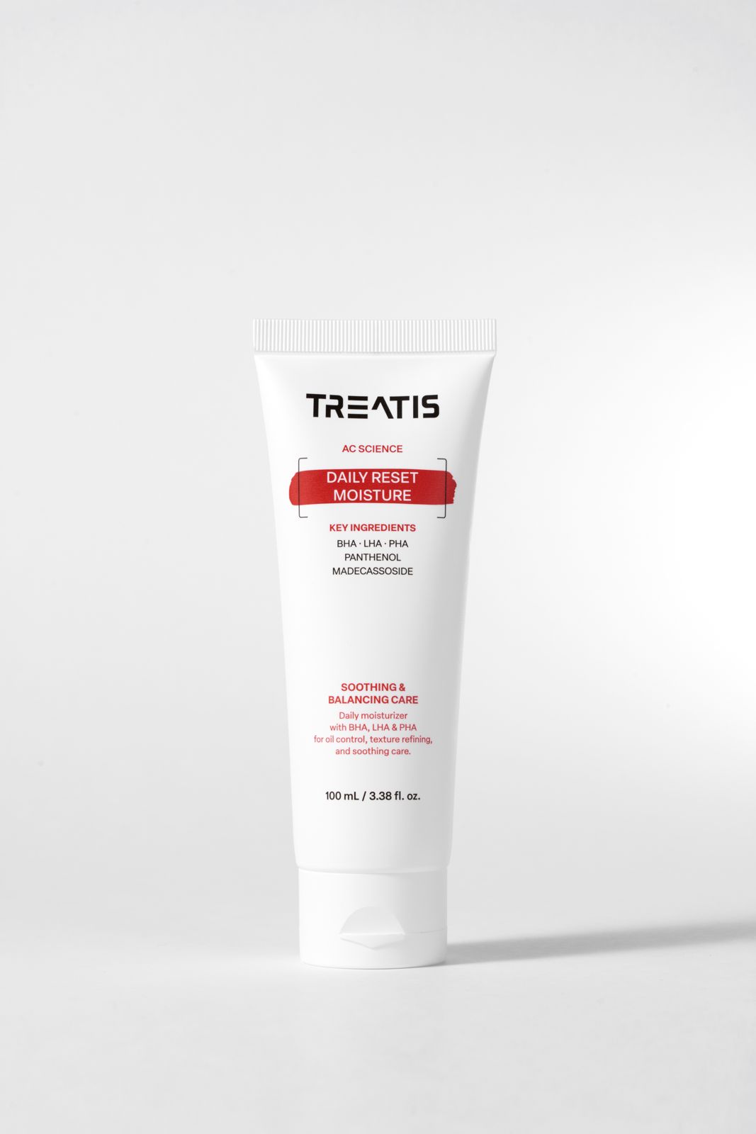 TREATIS · AC 사이언스 데일리 리셋 모이스처 제품 촬영 컷