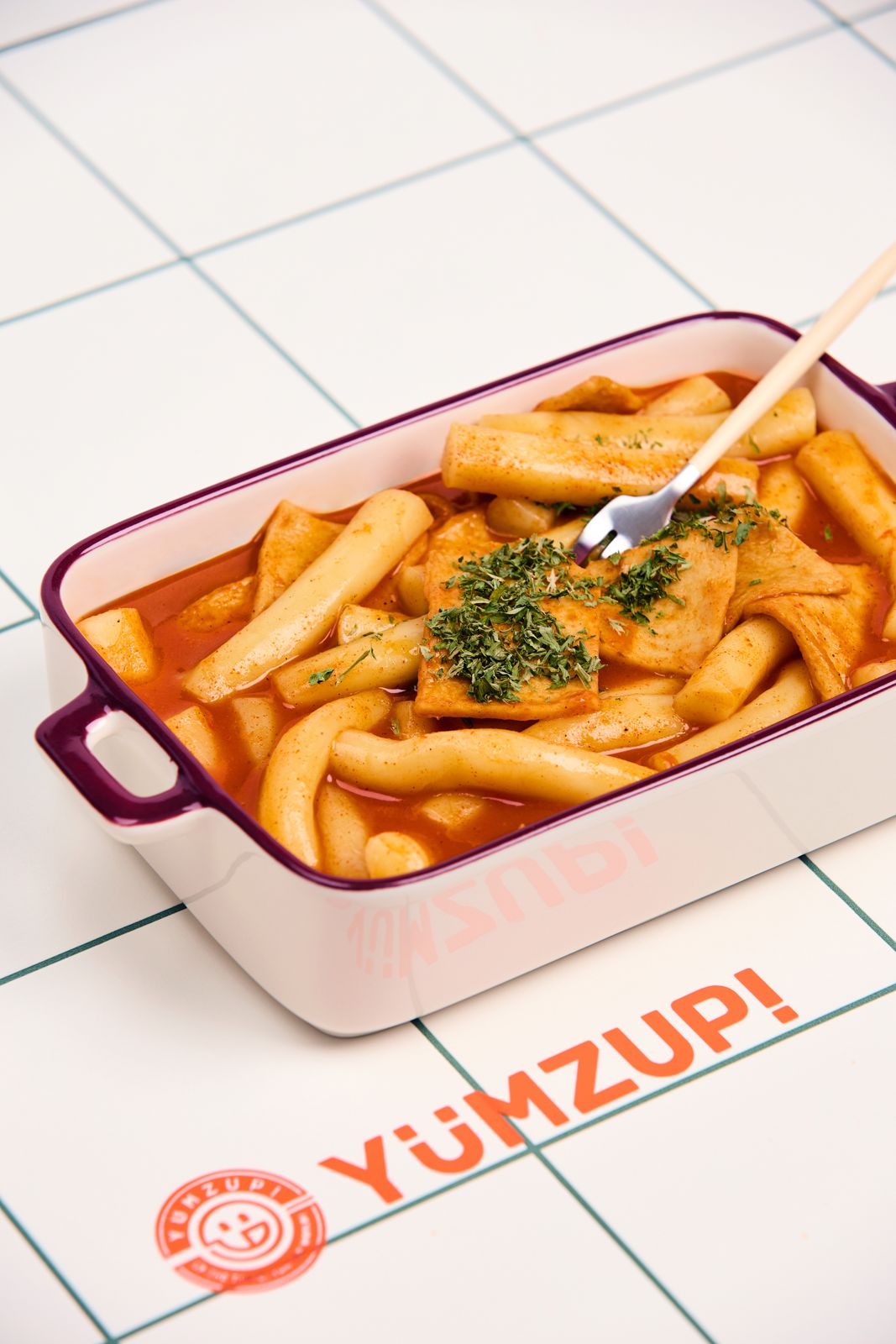 YUMZUP · 국물 떡볶이 밀키트 3종 제품 촬영 컷