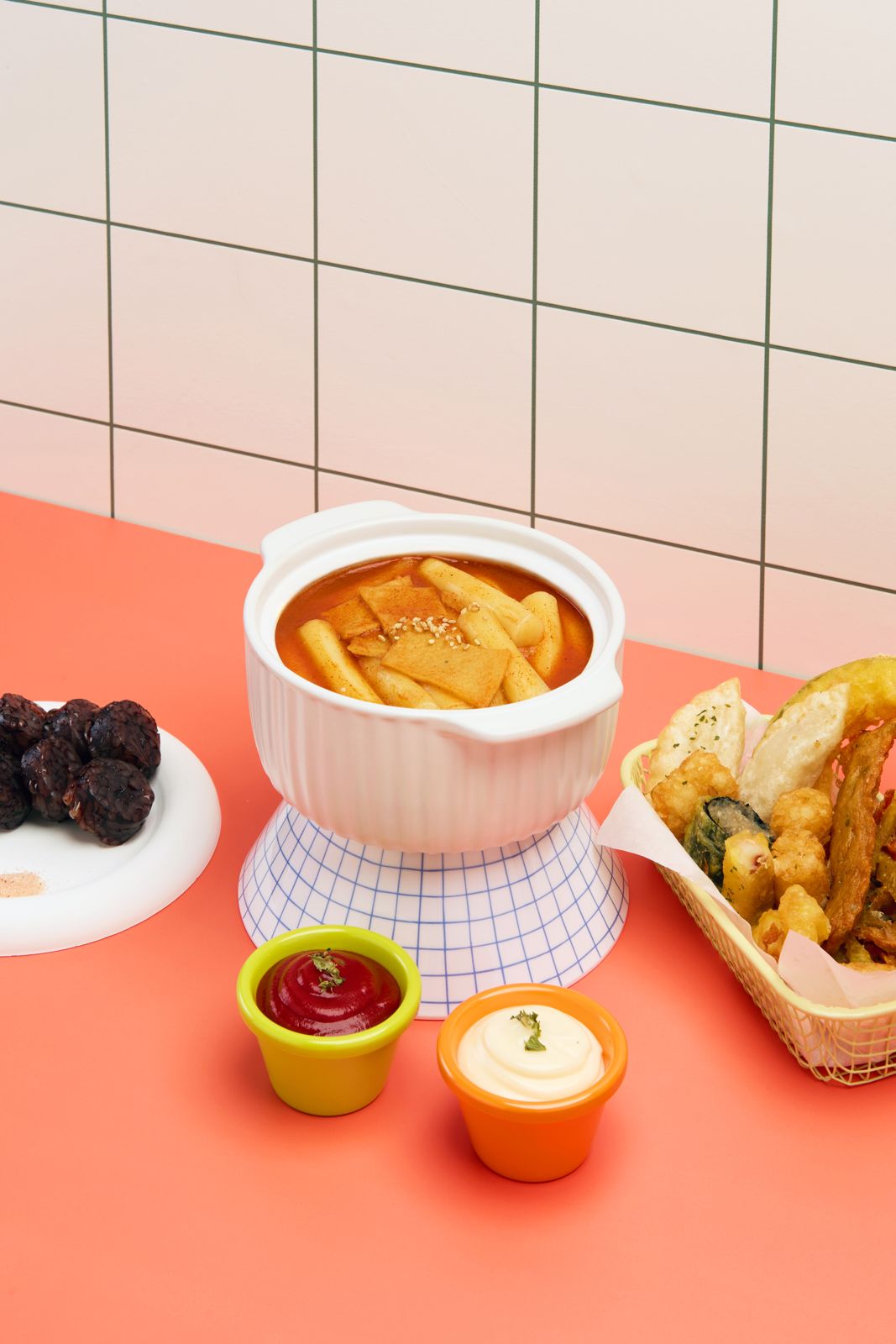 YUMZUP · 국물 떡볶이 밀키트 3종 제품 촬영 컷