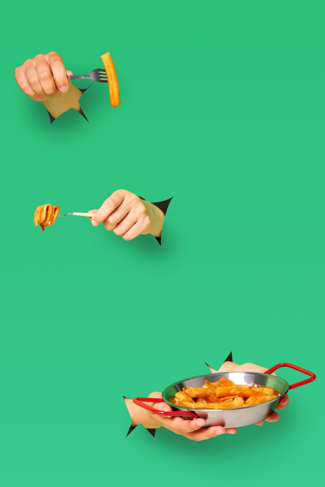YUMZUP · 국물 떡볶이 밀키트 3종 제품 촬영 컷