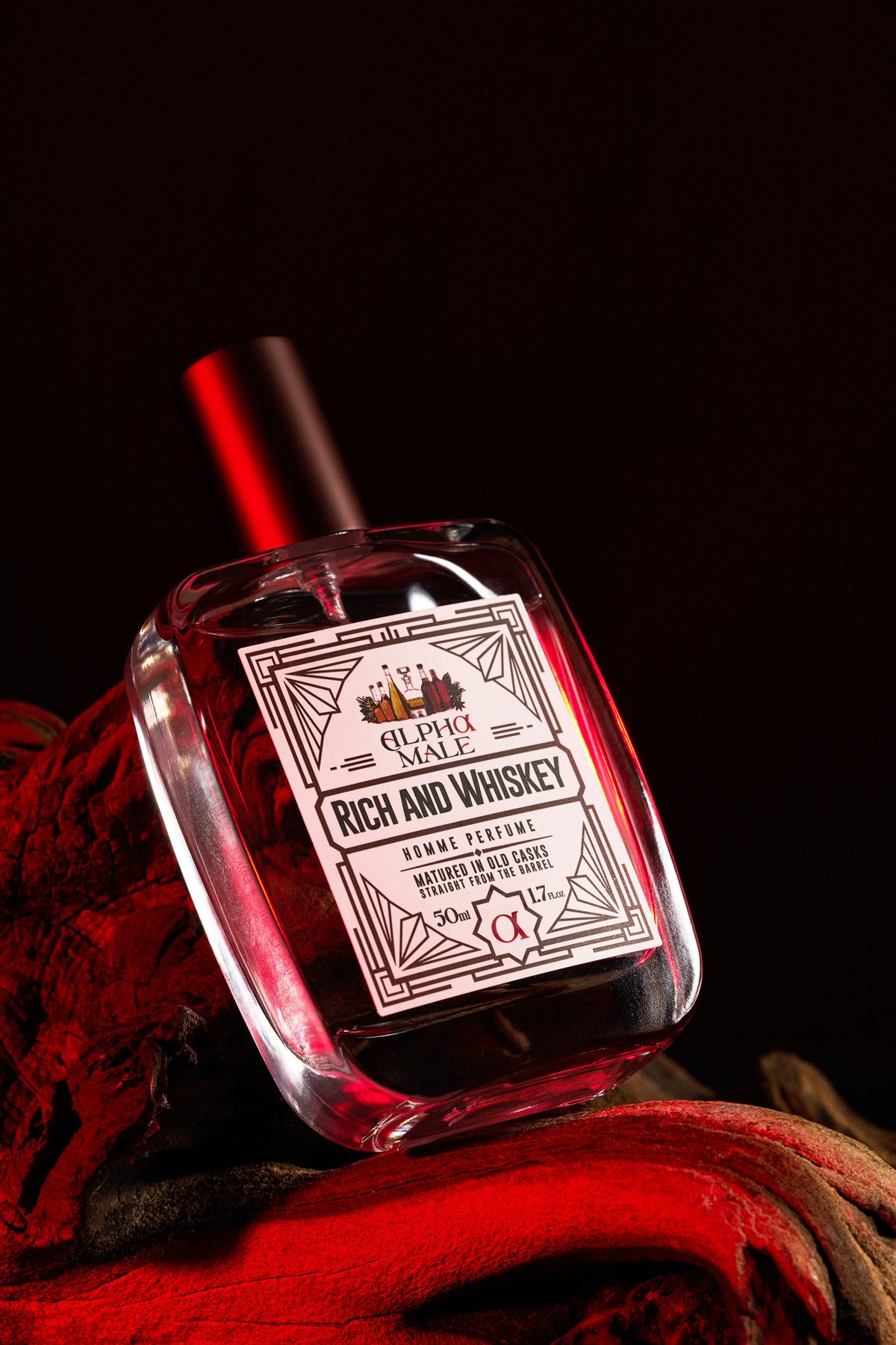 ALPHAMOOD Alphamale Perfume detail page design
