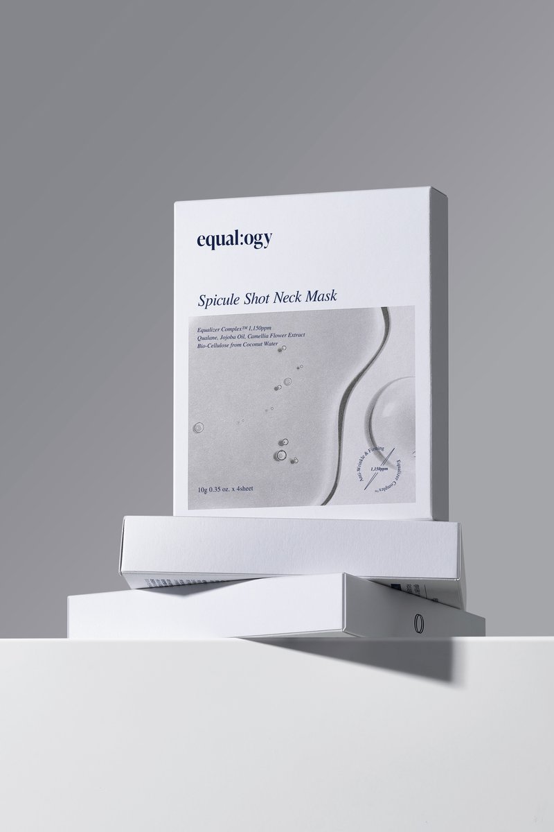 EQUALOGY 스피큘 샷 넥 마스크 상세페이지