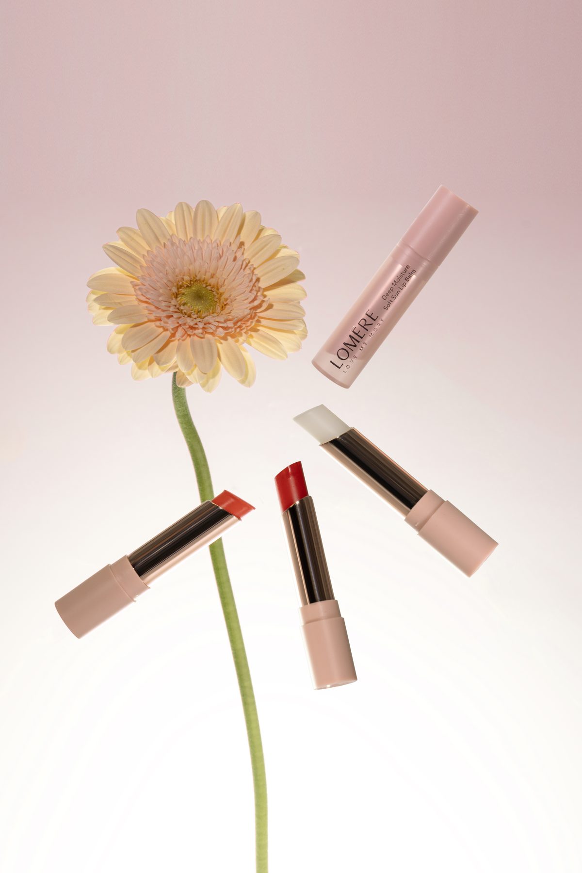 LOMERE Deep Moisture Soft Sun Lip Balm detail page design