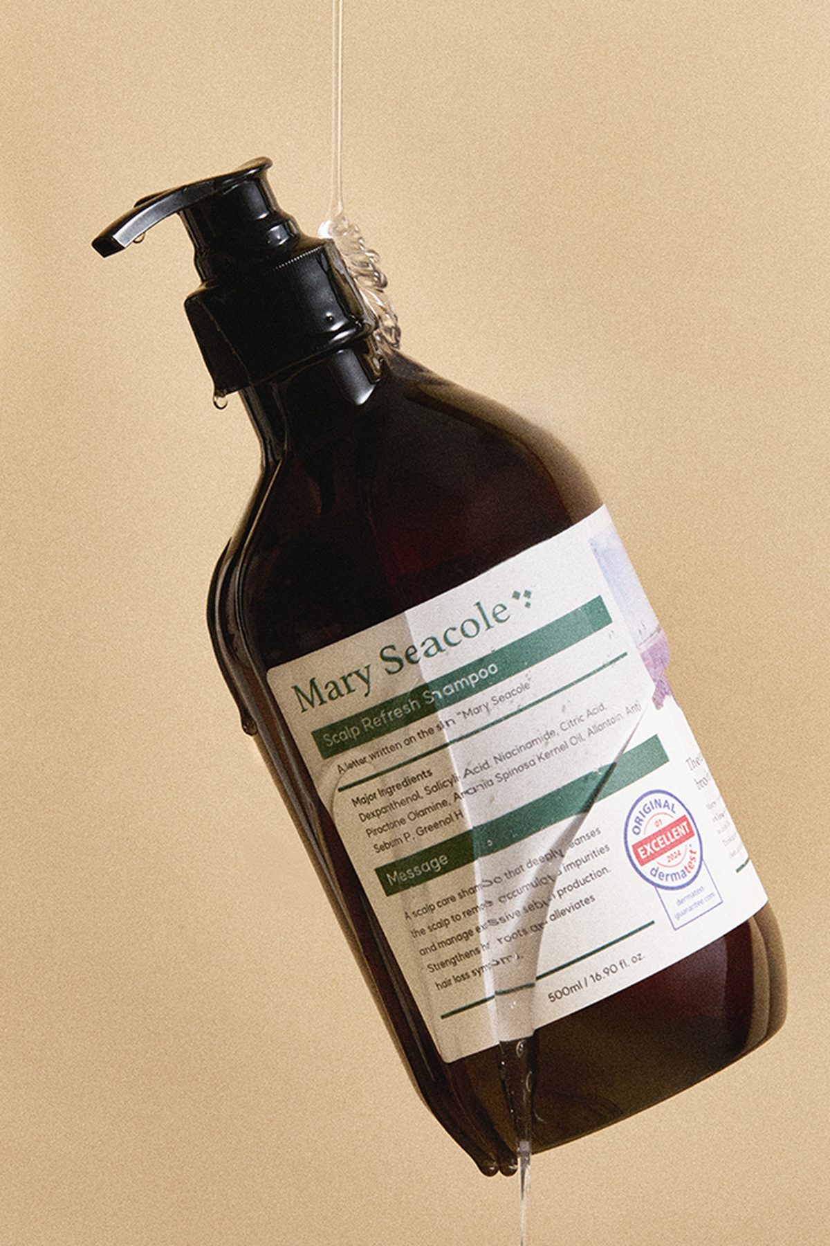 MarySeacole Scalp Refresh Shampoo detail page design