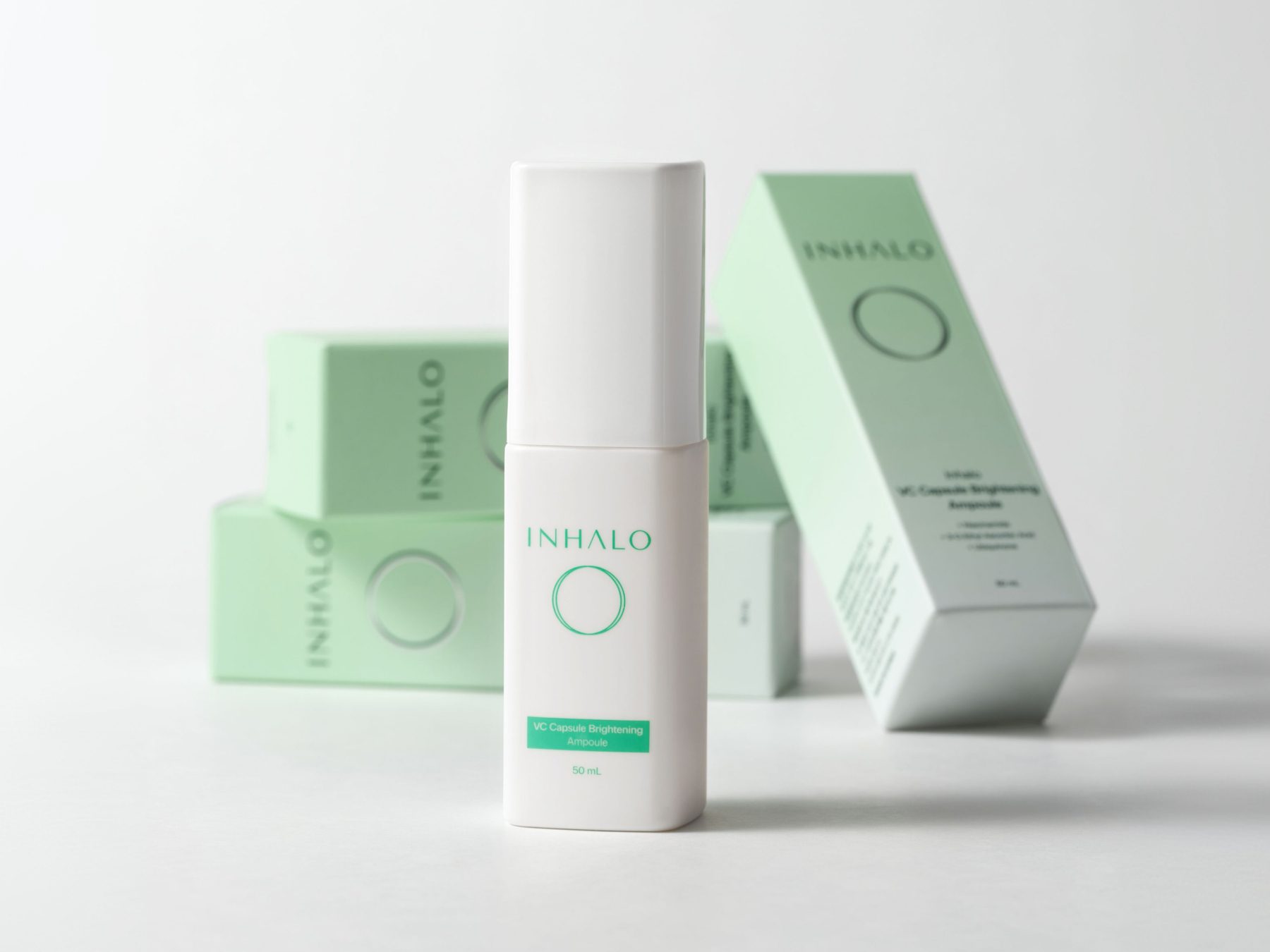 INHALO 앰플 패키지 디자인