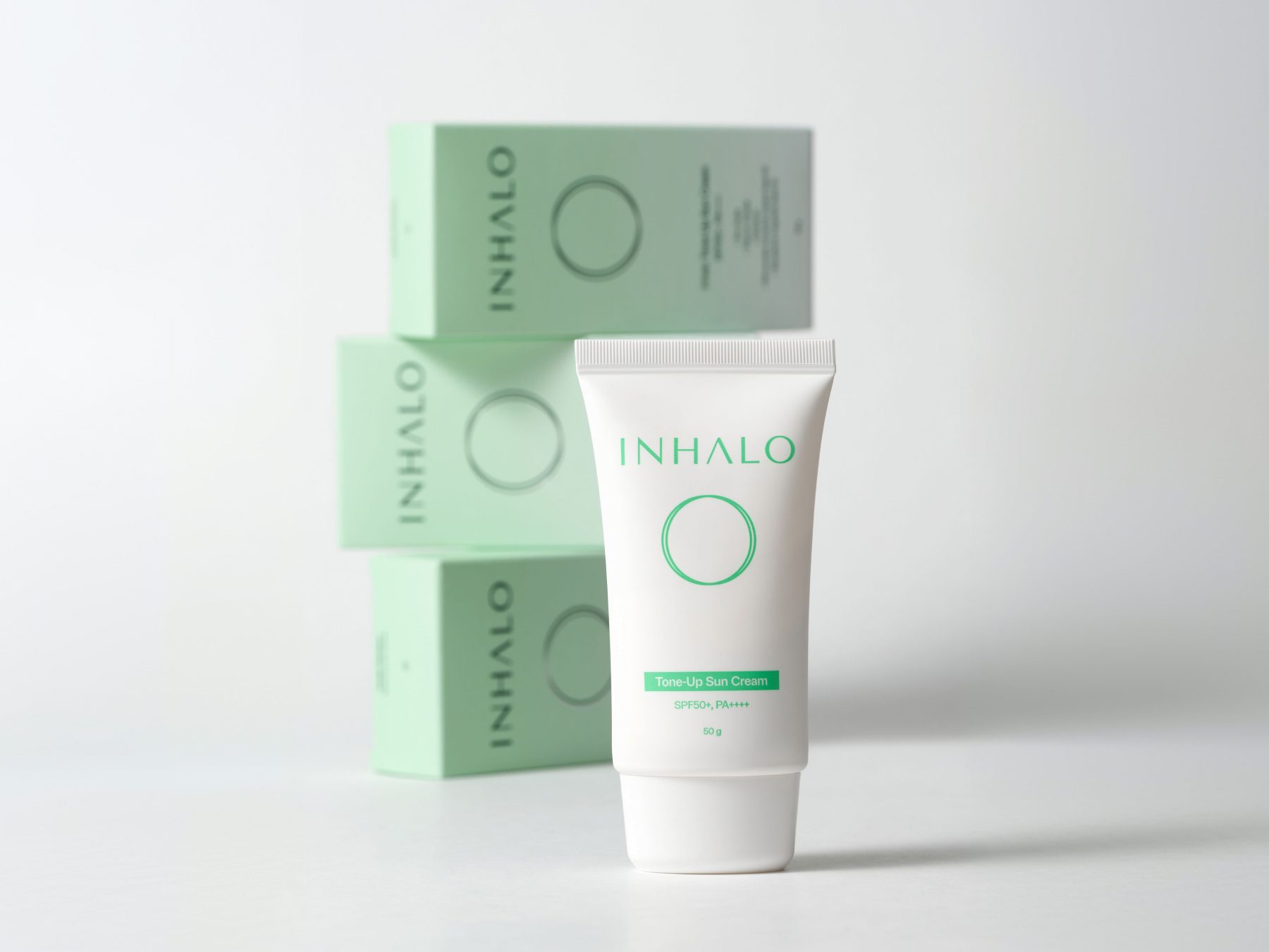INHALO 선크림 패키지 디자인