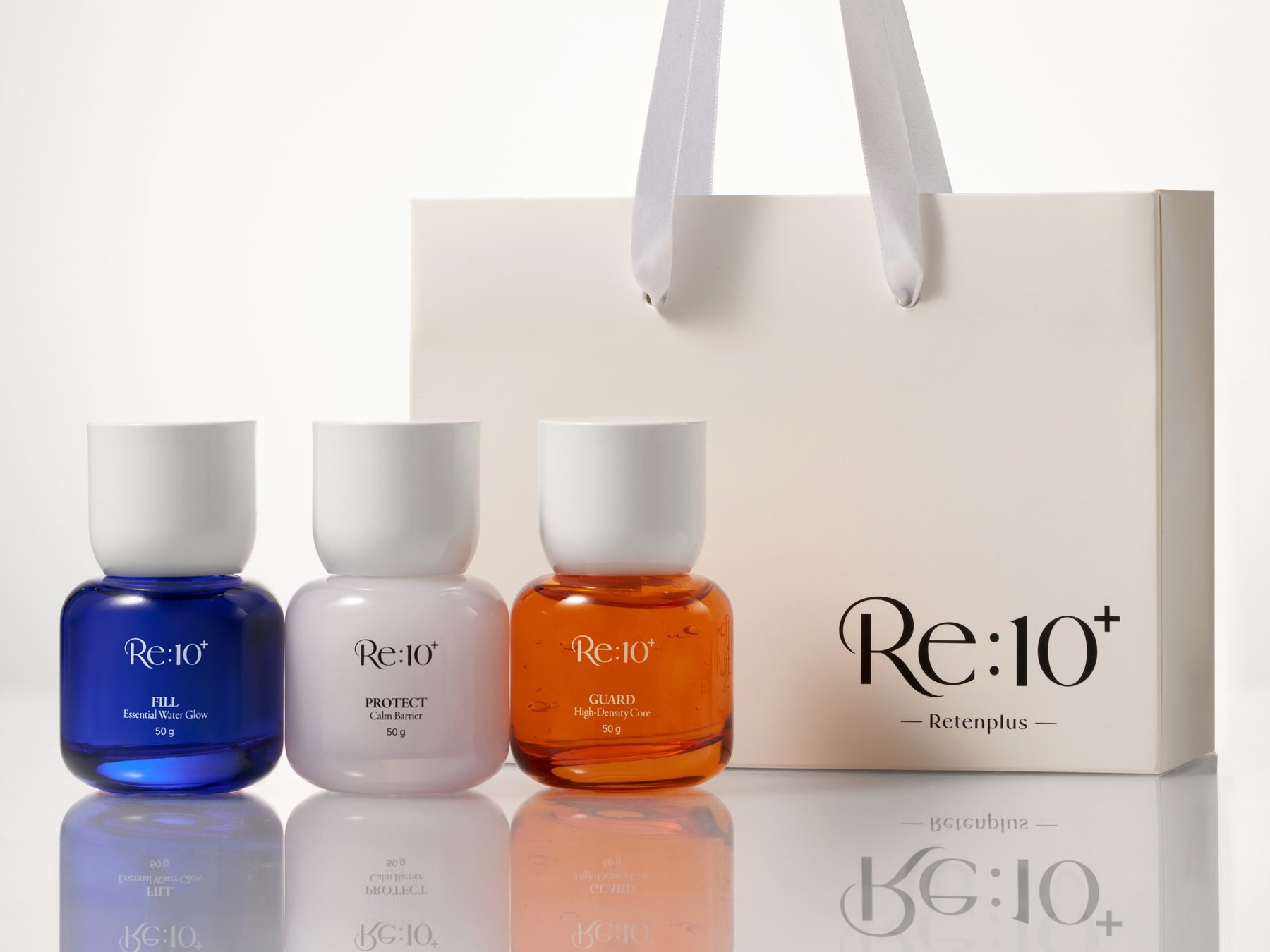 RETENPLUS 앰플 3종 패키지 디자인