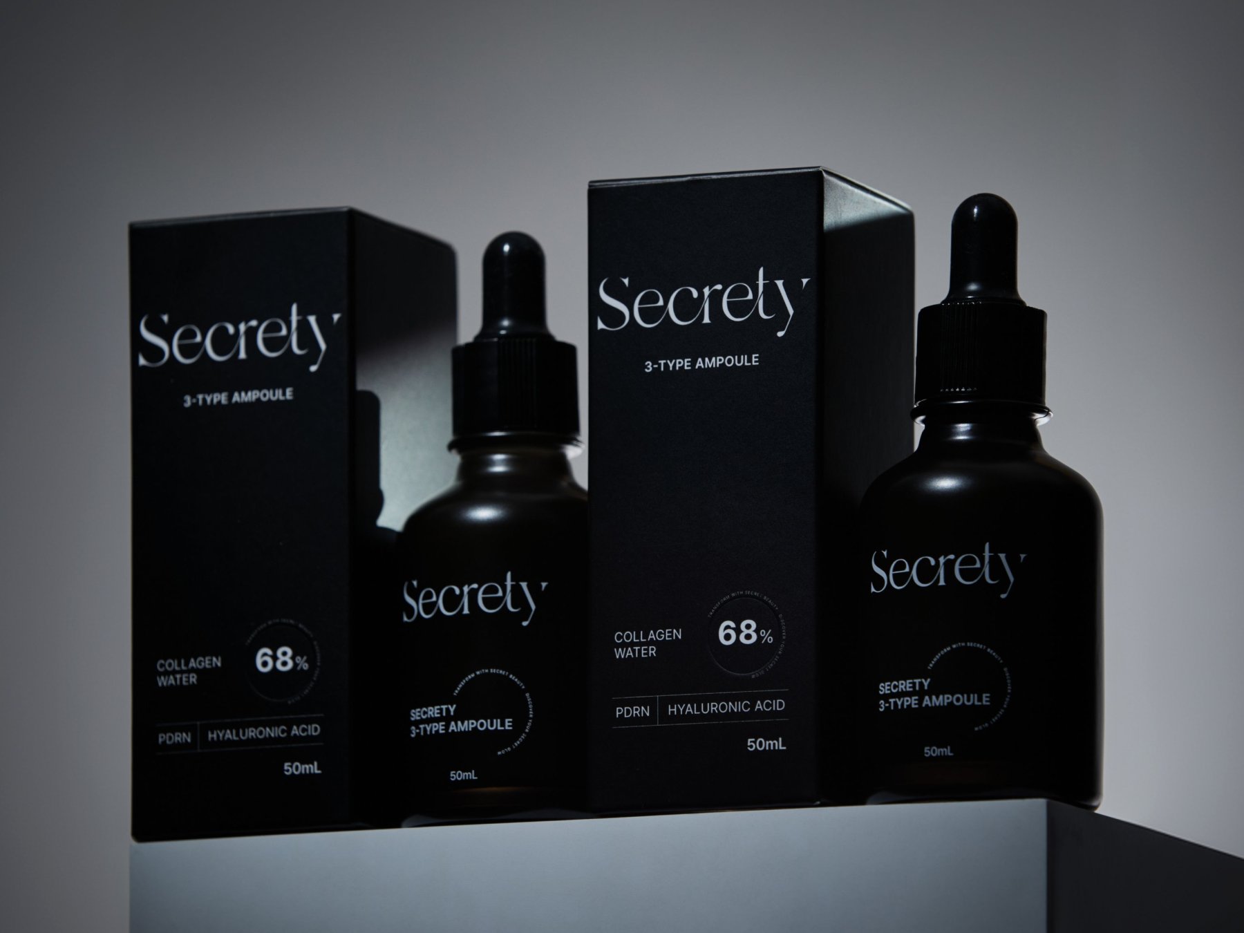 SECRETY 앰플 패키지 디자인